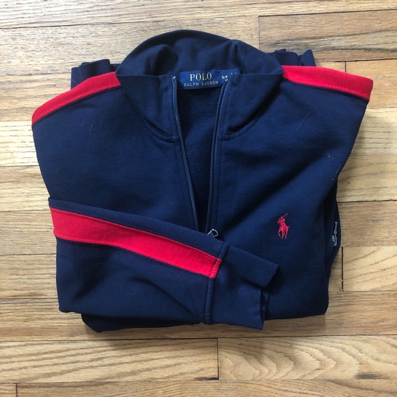 Polo Ralph Lauren Other - Polo by Ralph Lauren Red/Blue Track Jacket S